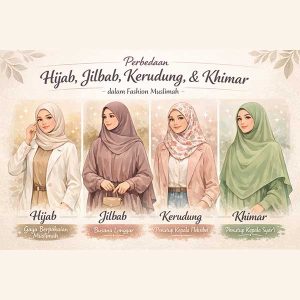Perbedaan Hijab, Jilbab, Kerudung dan Khimar